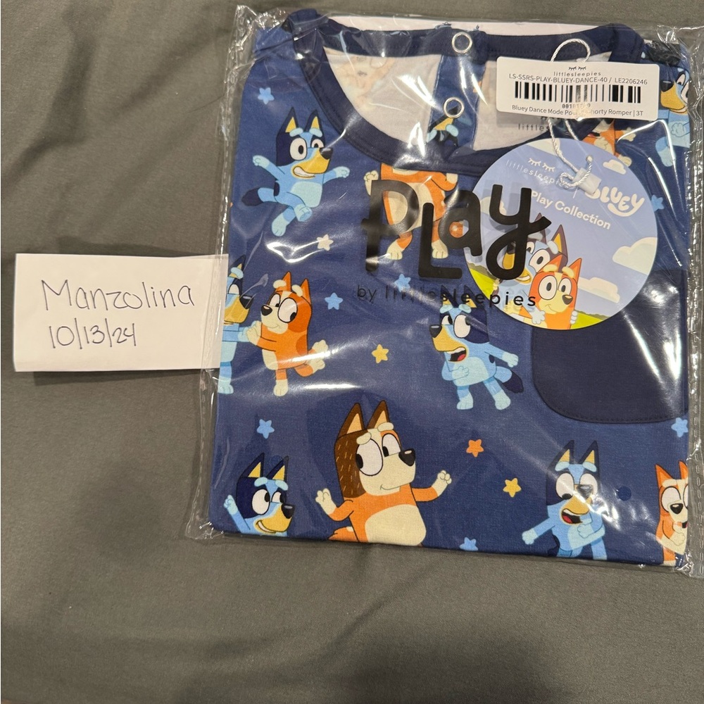 Little Sleepies Bluey Romper